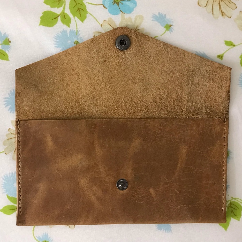 Hand Crafted Brown Leather Wallet
